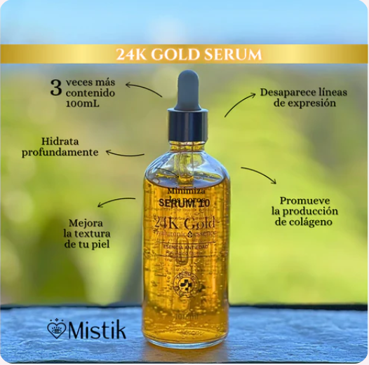 ✨ “El Secreto de la Piel Perfecta: Sérum 24K con Ácido Hialurónico”