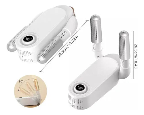 “Secador de Zapatos Inteligente: Mantén tu Calzado Seco y Libre de Mal Olor”