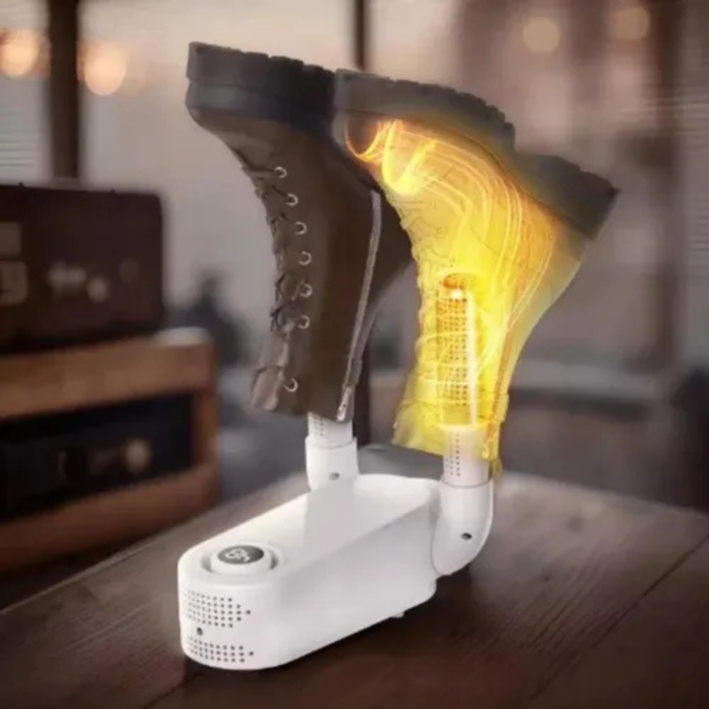 “Secador de Zapatos Inteligente: Mantén tu Calzado Seco y Libre de Mal Olor”