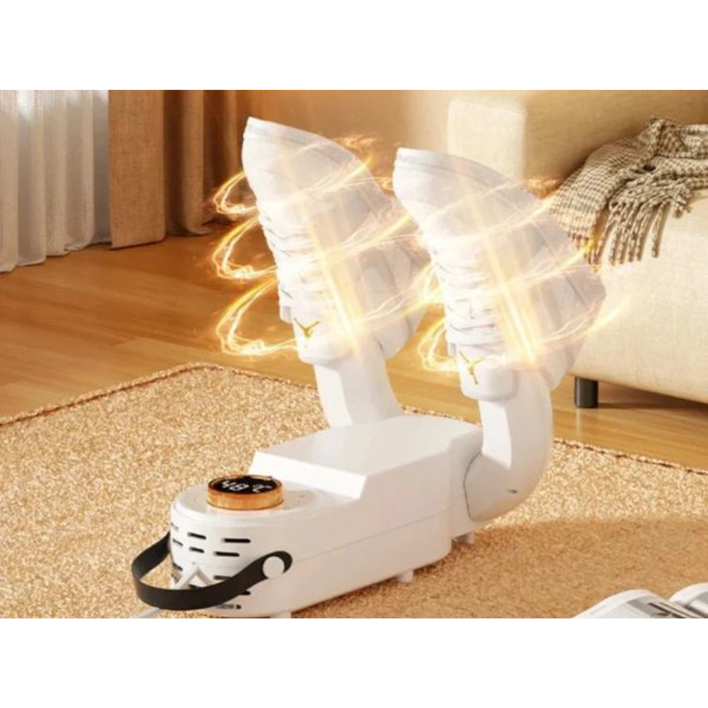 “Secador de Zapatos Inteligente: Mantén tu Calzado Seco y Libre de Mal Olor”