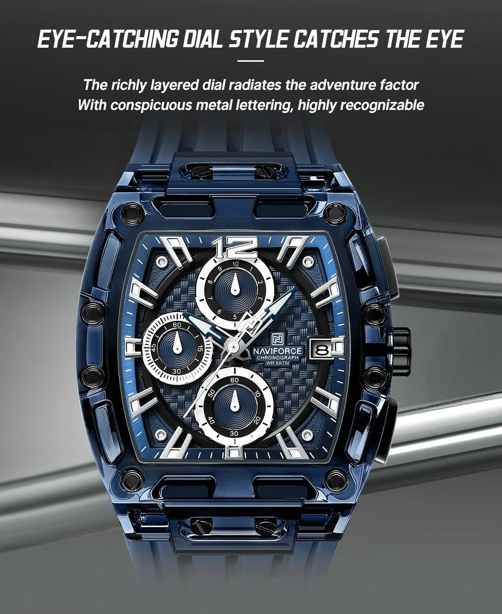 “G-FORCE CHRONO GF7105 | El Reloj que Habla de Tu Fuerza”