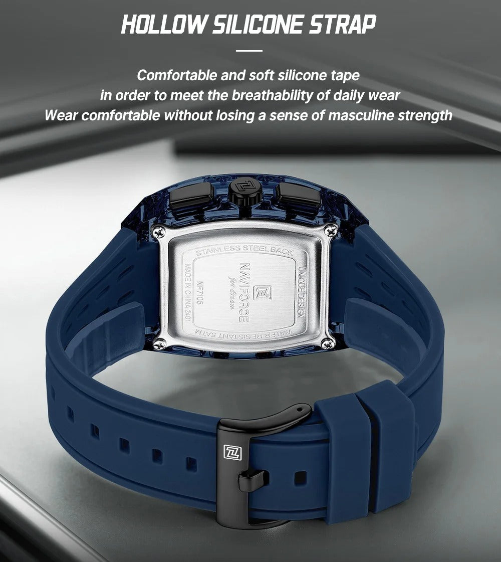 “G-FORCE CHRONO GF7105 | El Reloj que Habla de Tu Fuerza”