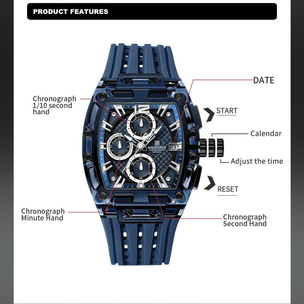 “G-FORCE CHRONO GF7105 | El Reloj que Habla de Tu Fuerza”